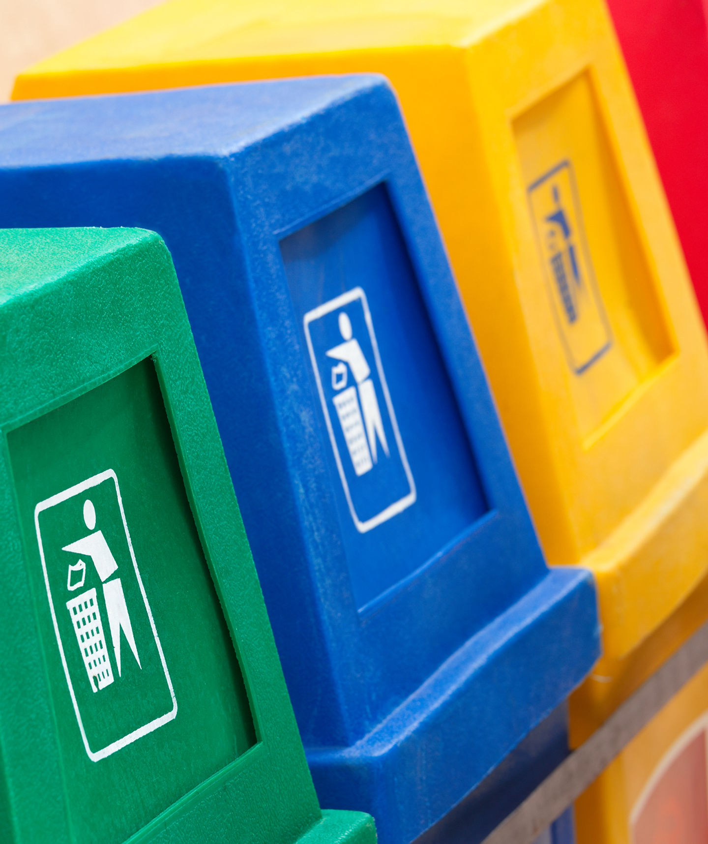 Caixotes de reciclagem